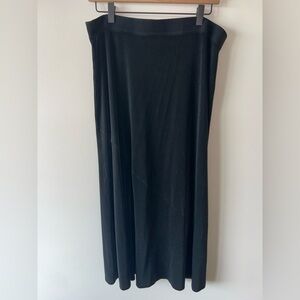 Chico’s Women’s Elegant Black Maxi Skirt Size 3